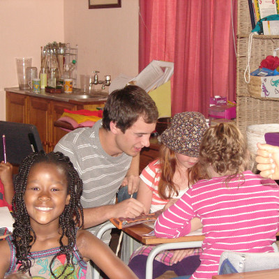 Tim Schneider assisting in Class 1 in 2013
