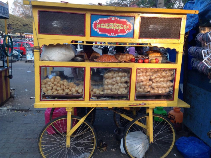 Streetfood Wagen in Indien