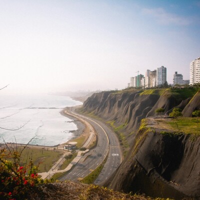 Lima, Peru skyline at the sea