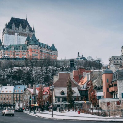 chateau frontenac und altstadt quebec