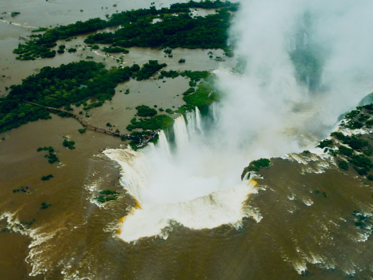 Iguzaru Falls Vogelperspektive