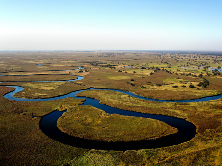Flussdelta Botsuana