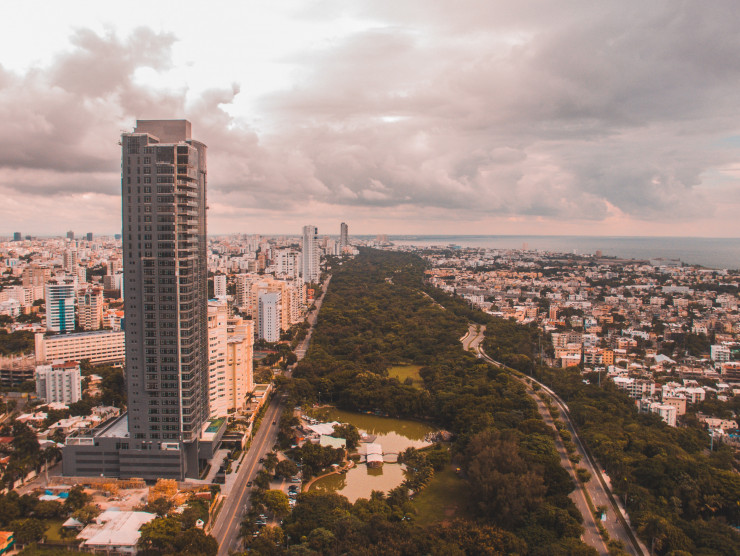 Blick über Santo Domingo