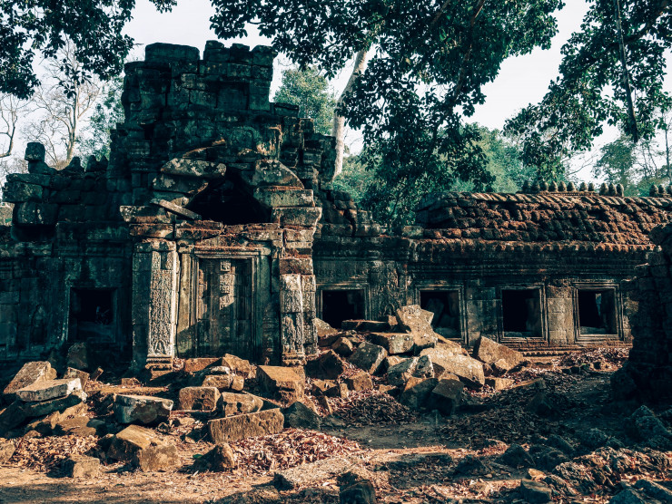 Ruinen in Angkor Wat