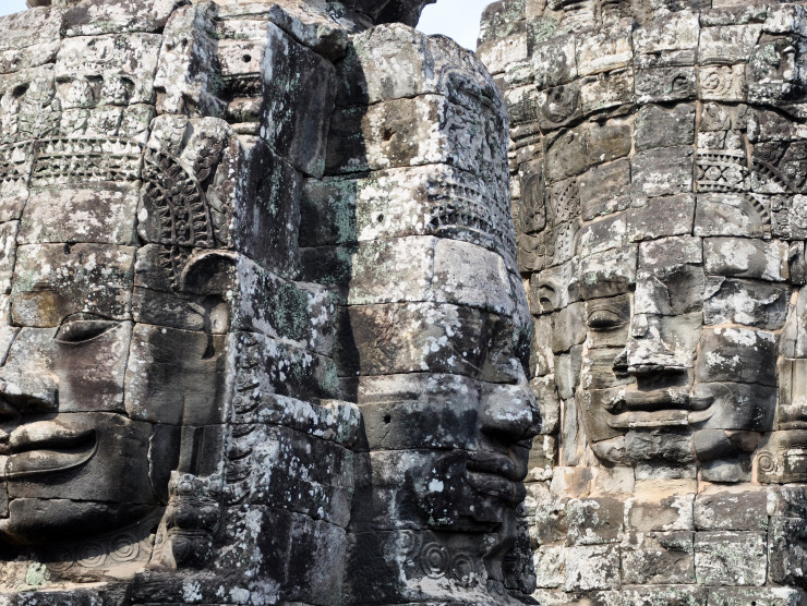 Tempelfiguren in Angkor Wat 