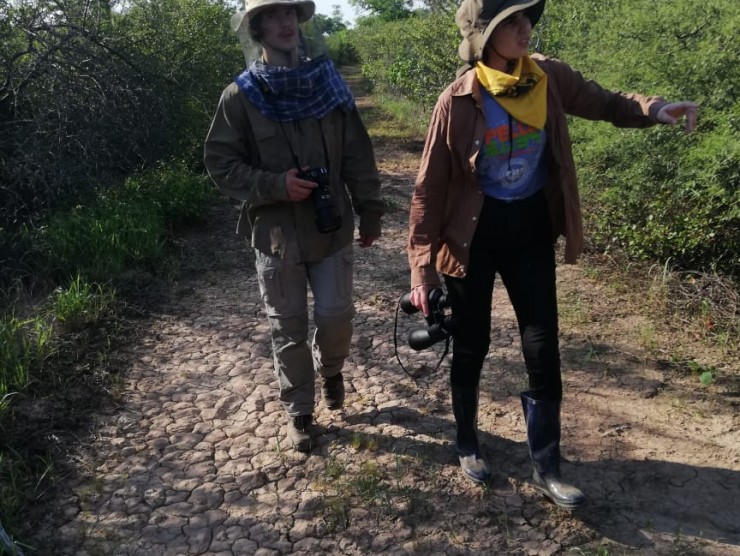 Guyra Paraguay Volunteers at Nature Reserve